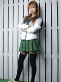 [Cosplay] 2013.04.09  Big boobs Saya Takagi 性感制服诱惑(97)